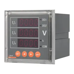 安科瑞三相交流电流电表PZ72-AV(I)3 LED显示开关量输入输出