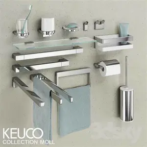 德国KEUCO厕纸架凯高五金纸巾架Moll系列KEUCO卫浴洁具
