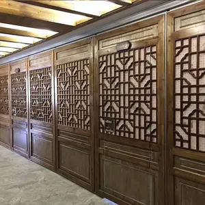酒店活动隔断墙办公室装修隔音墙板移动屏风可折叠推拉门高隔断墙