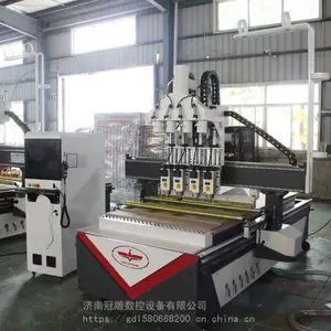 板式家具数控开料机 1325木工雕刻机 四工序开料机