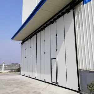 上海可阁门业工业折叠门 大型工业门 电动手动折叠门 地铁检修车库消防车库折叠门 厂房工业折叠门