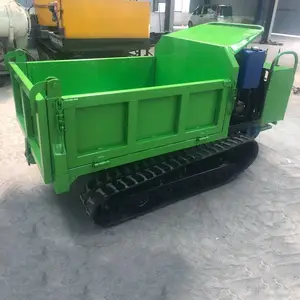 汇鹏全地形6吨履带自卸车 果园山地爬山虎 建筑农用履带四不像运输车