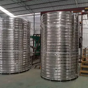 潮州5吨不锈钢圆柱形水箱生产厂家 304不锈钢圆形水箱 30吨圆形保温保暖水箱