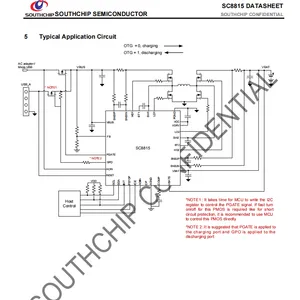 ��о1-6������ѹ��ŵ�˫���Դ��������оƬSC8815