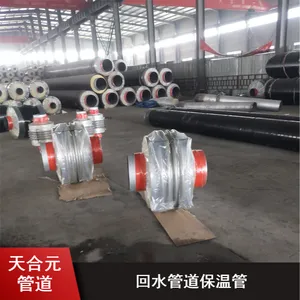 天合元制管矿用聚氨酯发泡保温钢管 支持定制黑夹克保温钢管价格