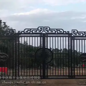 2023河北唐山铁艺大门制作安装3米