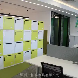 locker柜客人存包柜办公室寄存柜钢制储物柜出口支持定制