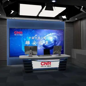 播音台主播台儿童新闻导播台学校口才培训桌广播桌演播台电视直播