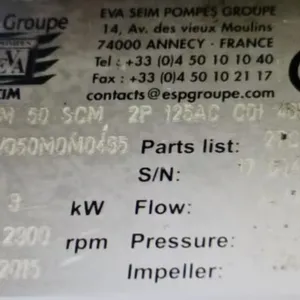 希杵优势供应EVA 泵VM 50 SCM 2P 3 12***C C01 465 PE13283; V050M0M0465