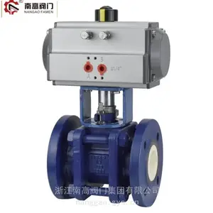 耐磨损阀体加厚 不锈钢铸钢材质气动陶瓷球阀Q641TC-16C
