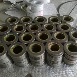 铁缠绕垫片 304不锈钢金属缠绕垫片 带内外环缠绕垫片厂家