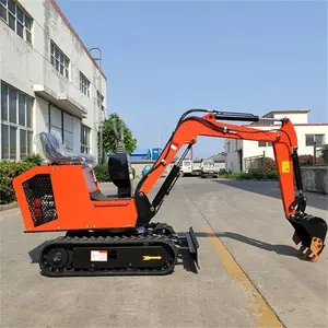 销售农用小型挖掘机10型果园迷你小挖机1吨汽油微挖民用