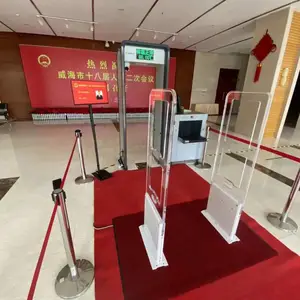 RFID无障碍会议签到开放式感应签到通道高频阅读门禁一体机