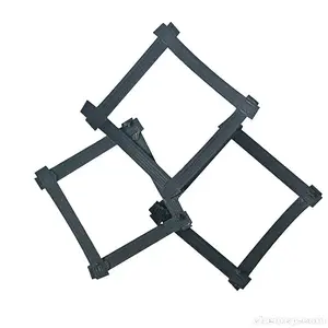 钢塑复合土工格栅生产厂家 钢塑土工格栅施工方法 GSZ50KN-50KN价格