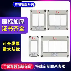 BQM亚辉防爆墙壁照明开关 化工厂防爆灯220V专用照明开关 SW-10防爆照明开关