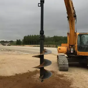 液压动力旋挖机 路灯杆基坑 快速成孔打桩机 多用途钻机 中具