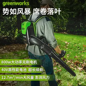 格力博40v无刷锂电吹风机背负式吹雪机BLF446