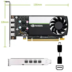 英伟达（NVIDIA）T1000 4G 8GB GDDR6 专业显卡 工包 原装盒包