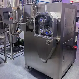50kg精炼剂干法制粒机圣曼科技 磷霉素钙辊压干法制粒机220kgh