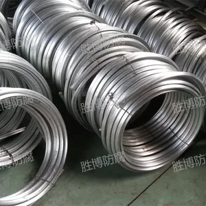 国标19*9.5mm规格胜博铝带状阳极临时阴极保护牺牲阳极 可定制厂家