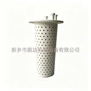 厂家定制 PTFE 多孔过滤筒 法兰式防腐滤筒 电镀化工酸碱液过滤芯