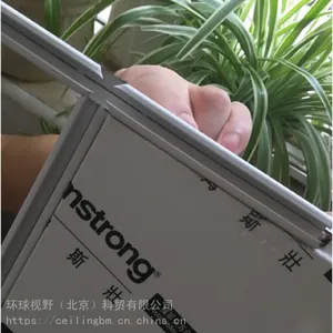 阿姆斯壮铝板明架金属钢板明架板无孔600*600*0.7MM