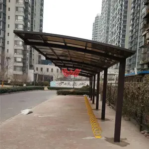 北京铝合金雨棚车棚停车棚家用汽车防晒蓬遮阳棚户外别墅防雨阳棚定做