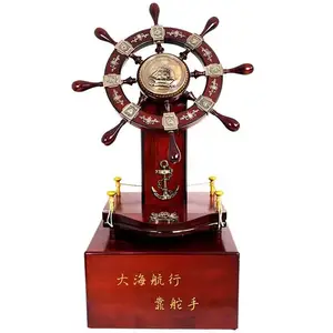 焕环祥树脂工艺落地领航舵航海舵盘手装饰开业庆典礼品船舵贺礼