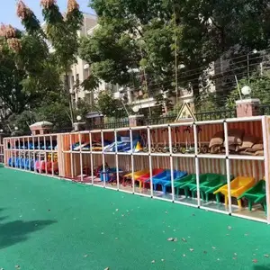 幼儿园储物柜防雨儿童收纳架积木移动户外玩具收纳柜