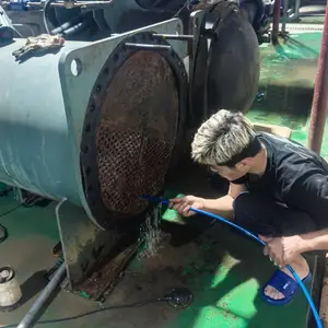 比泽尔60P压缩机进水维修冷凝器清洗保养二手复盛50P