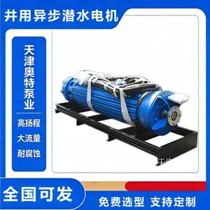 潜水电机 耐高温型地热井用电机 QJR系列热泉提取配套