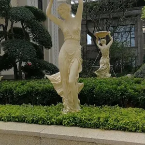 欧式女神砂岩雕塑园林景观装饰摆件