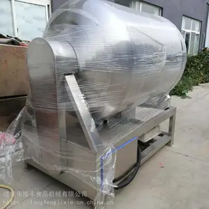 800L 真空呼吸式滚揉机 黑胡椒牛排 椒盐牛扒腌制机 肉制品加工设备