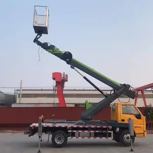 东风鑫达高空作业车21米国六伸缩臂登高车