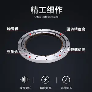 坚固耐磨转向小齿轮挖机随车吊布料机内齿回转支承013.40可定制