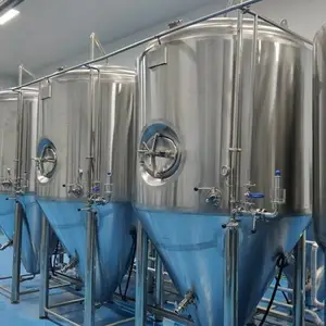 自酿啤酒设备 2吨小型精酿啤酒设备生产工厂