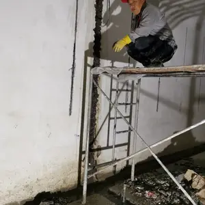 临沂市钢铁厂污水池墙壁漏水堵漏施工设备