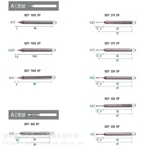 瑞典diprofil进口CBN金刚石内孔研磨抛光磨棒磨头磨针高速钢合金钢工具钢最细可达0.05mm