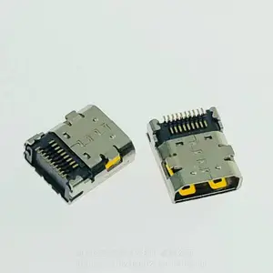ȫ��ʽMICRO HDMI D TYPEĸ�� 19P����˫����ƬSMT �Ľ�ȫ����L=7.5