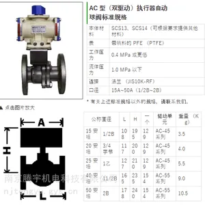 日本TV VALVE CO LTD AC 型(双驱动)执行器自动球阀AC-45 25A