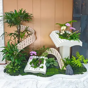 专业室内花木出租出售及日常维护服务 丽芳园林 大堂绿植造景