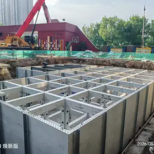 混凝土消防水池 钢筋混 凝土消防水箱 货源充足-陕西信立铭水箱厂