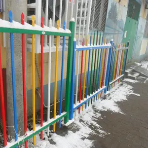 锌合金锌钢护栏_道路防撞护栏规格_亚荣星市政道路栏杆