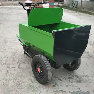 三轮垃圾自卸货车小型手推式翻斗车视频多功能车载拉货车 机械