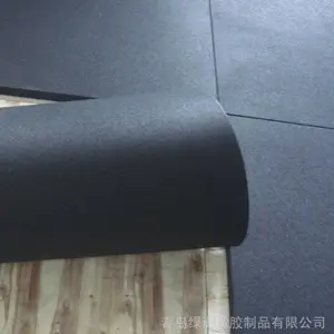 青岛绿洲 健身房橡胶地垫 定制减震地胶 力量区拼接橡胶颗粒地垫