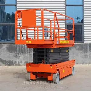 电动小型升降机 自行走升降平台 高空维修登高车济南厂家