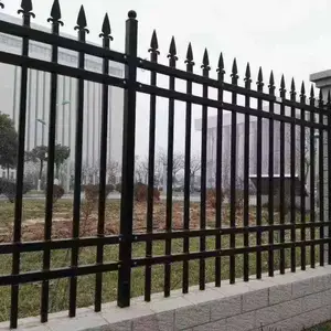 围墙锌钢铁艺栏杆护栏A滨海锌钢铁艺栏杆护栏A围墙锌钢铁艺栏杆护栏定做