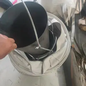 旭曦尼龙布软管 玻布风机通风管道 耐高温排烟管软连接