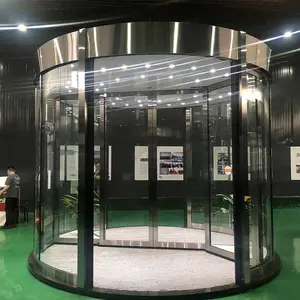 锐玛-展箱回缩不夹人两翼自动旋转门【标准款】