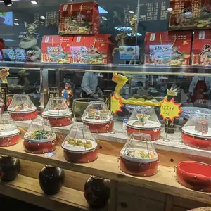 不锈钢明档菜品保鲜膜展示架饭店